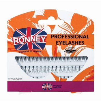 RONNEY Professional Eyelashes - Kępki rzęs po 5 włosów w kępce RL 00028    !